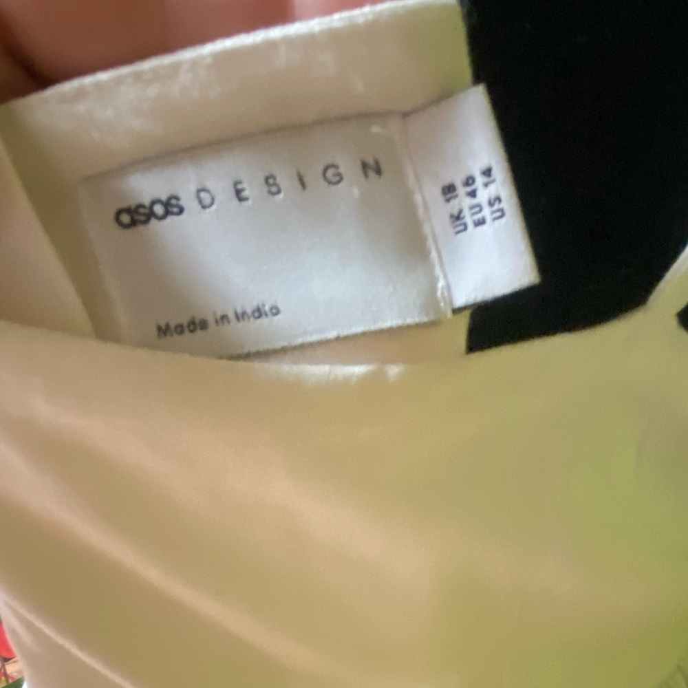 ASOS Lightweight Tiered White Dress - Picture 7 of 8